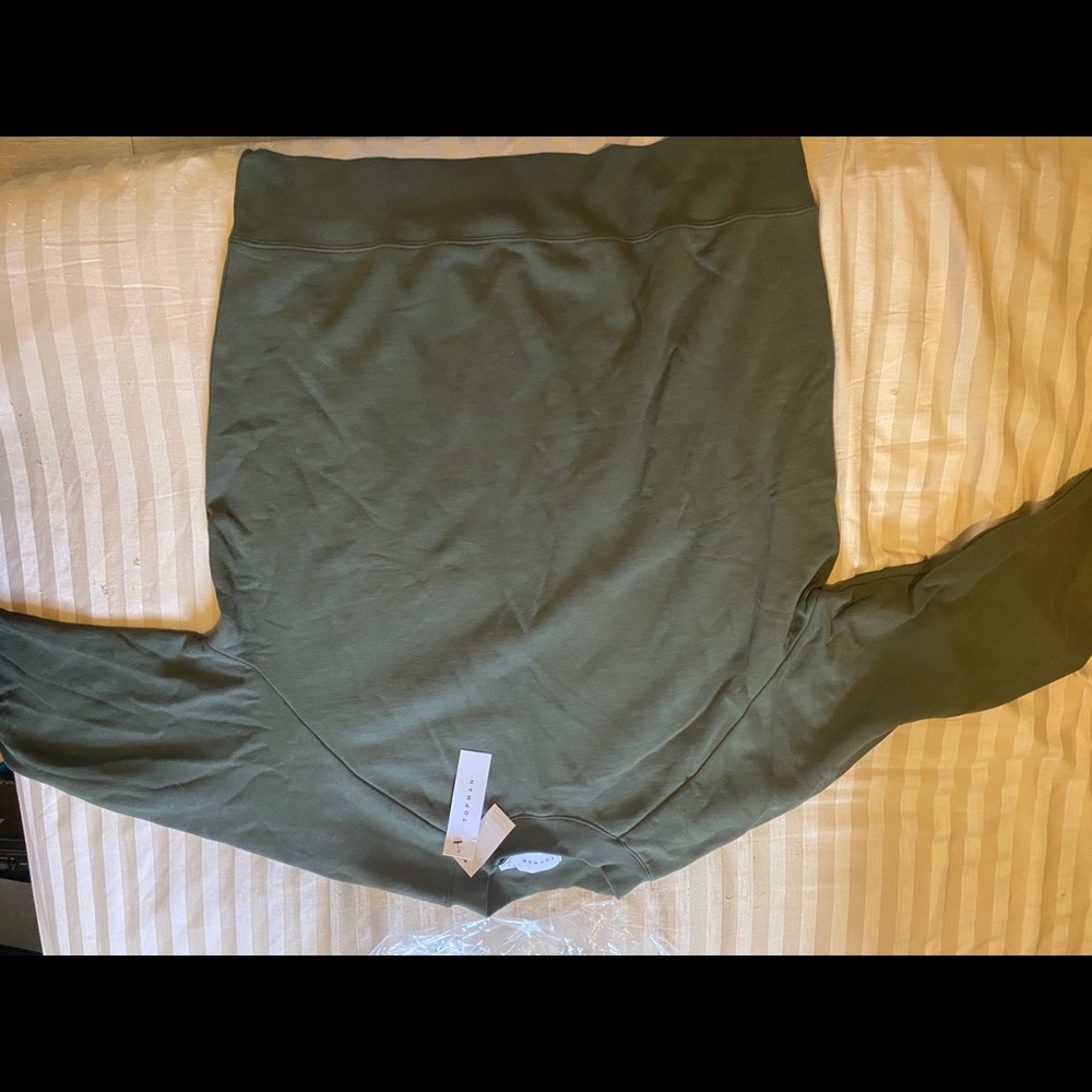 Brand new topman green sweater size L